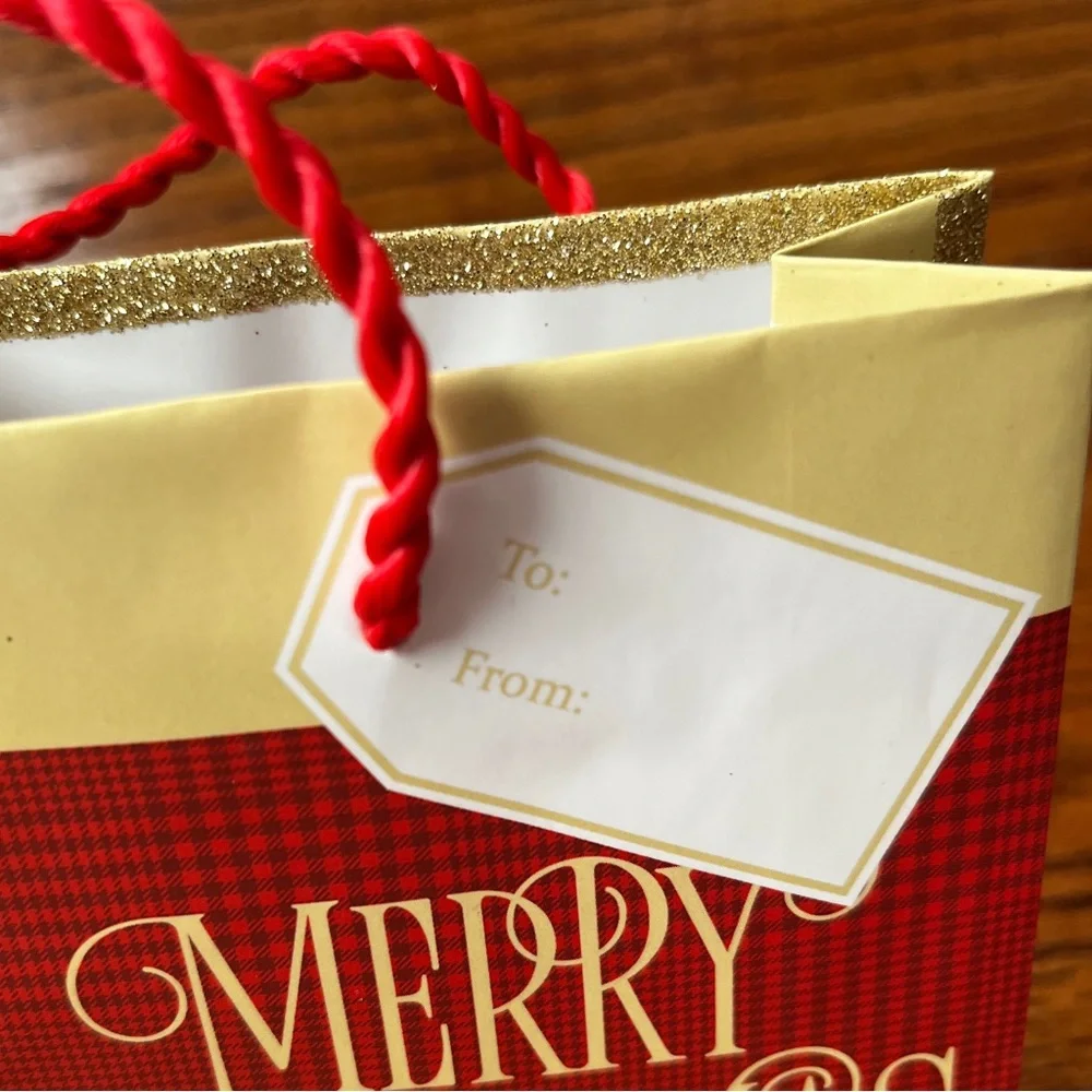 Design Focus Holiday Christmas Gift Bags